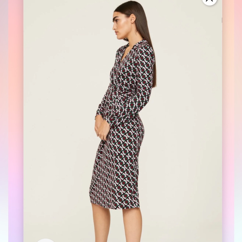 Diane Von Furstenberg Bogna Dress, Size: 6 - Picture 5 of 9